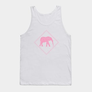 Pink Elephant Tank Top